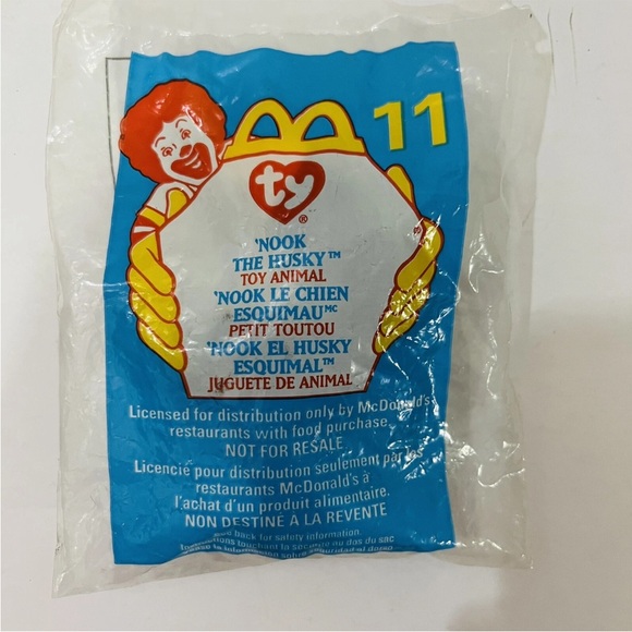 teenie beanie babies nook.1993. McDonalds #11
